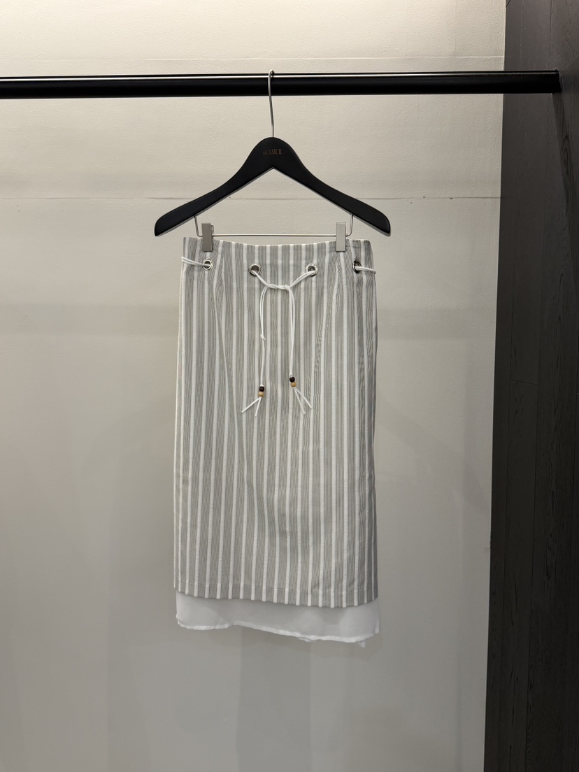 MURMUR東大門實拍女士新品人氣時尚26春夏半身裙中短裙含腰繩MURMUR半身裙/中短裙圖色1