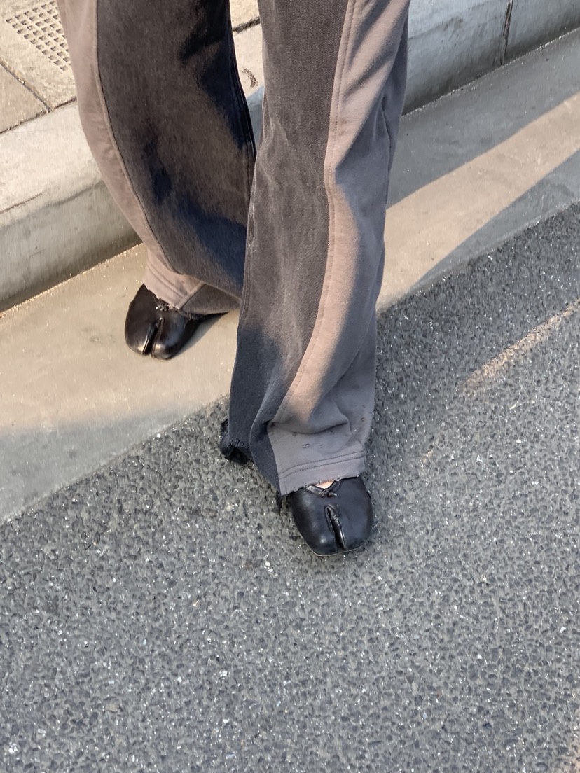 SUNDER MARKET東大門直郵女士新款人氣牛仔褲毛圈布復古SUNDER MARKET牛仔褲