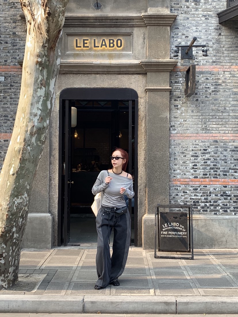 SUNDER MARKET東大門直郵女士新款人氣牛仔褲毛圈布復古SUNDER MARKET牛仔褲