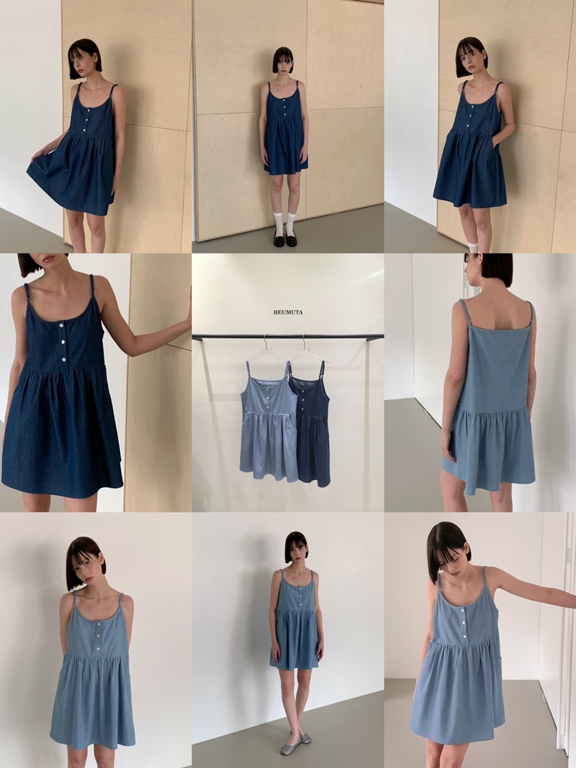 HEUMUTA東大門代購女士新品熱賣時尚職業休閑人氣26春夏連衣裙HEUMUTA連衣裙