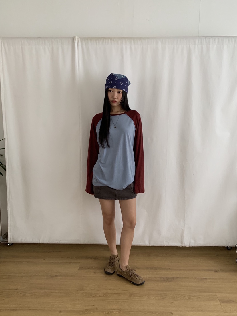 SUNDER MARKET東大門直郵女裝新品職業熱賣人氣長袖T恤天絲SUNDER MARKET長袖T恤