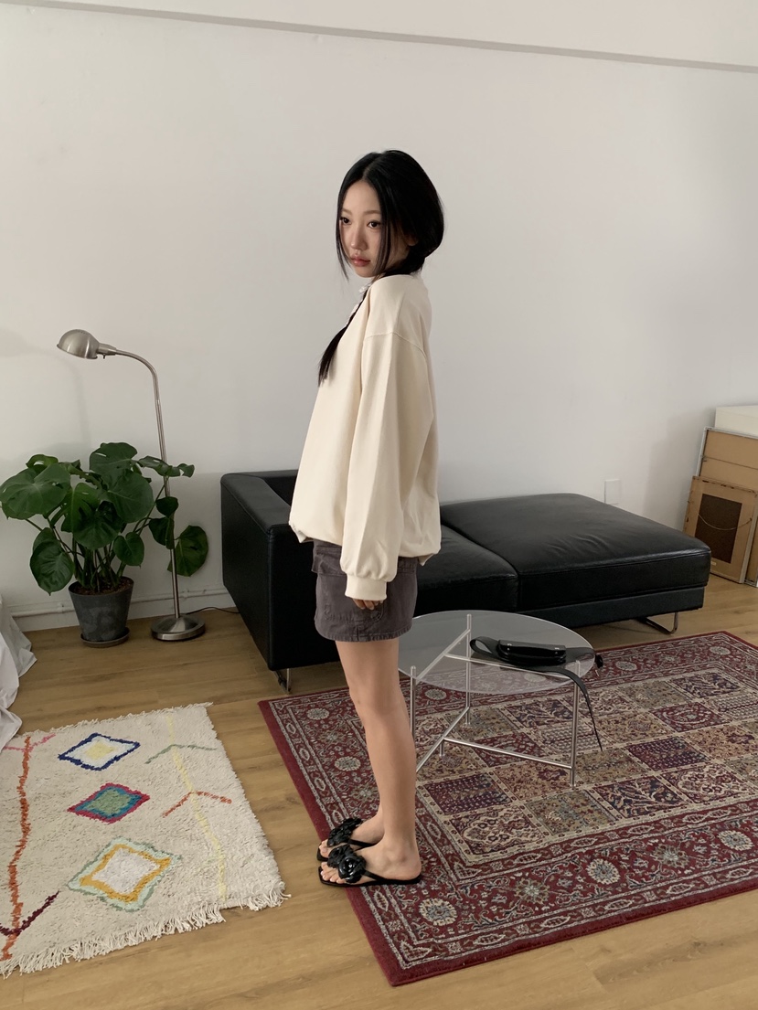 SUNDER MARKET東大門代購女士新款真品26春夏熱賣職業衛衣SUNDER MARKET衛衣