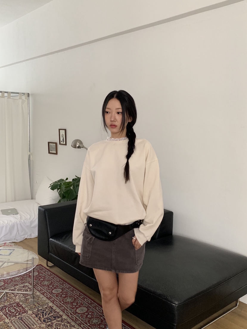 SUNDER MARKET東大門代購女士新款真品26春夏熱賣職業衛衣SUNDER MARKET衛衣