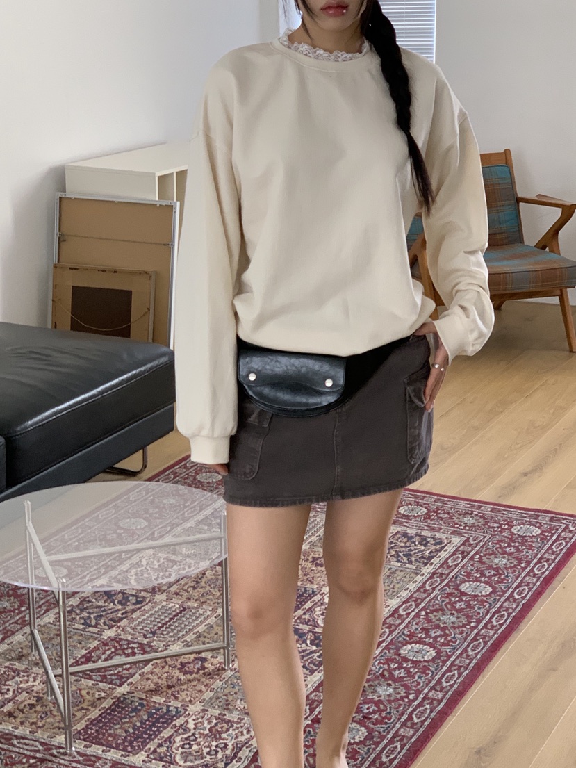 SUNDER MARKET東大門代購女士新款真品26春夏熱賣職業衛衣SUNDER MARKET衛衣