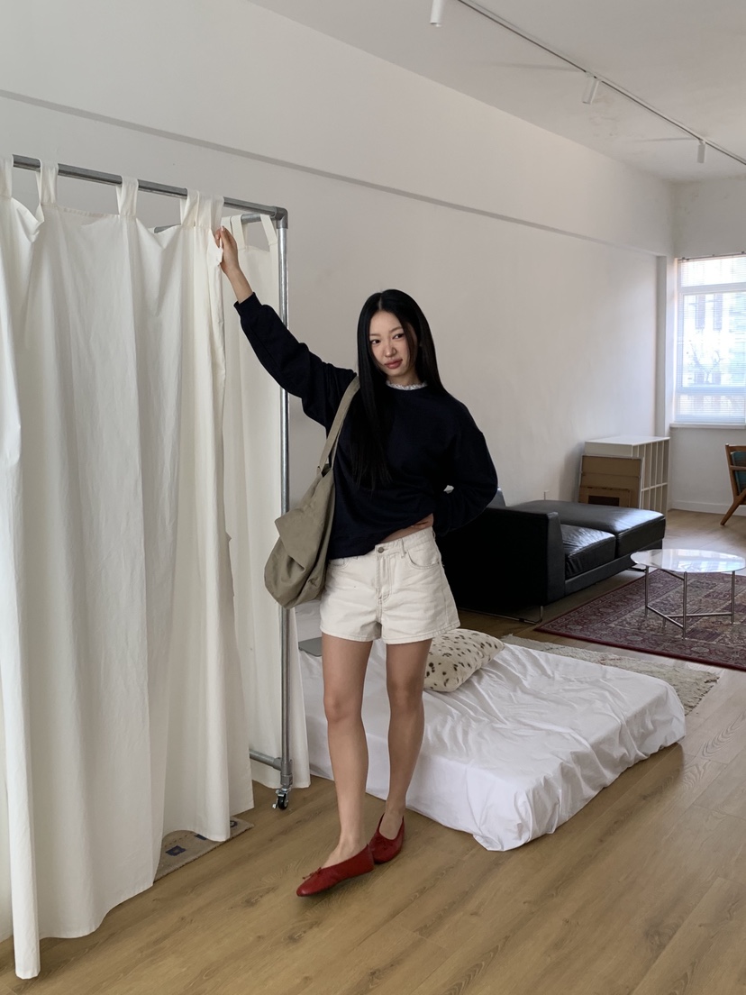 SUNDER MARKET東大門代購女士新款真品26春夏熱賣職業衛衣SUNDER MARKET衛衣