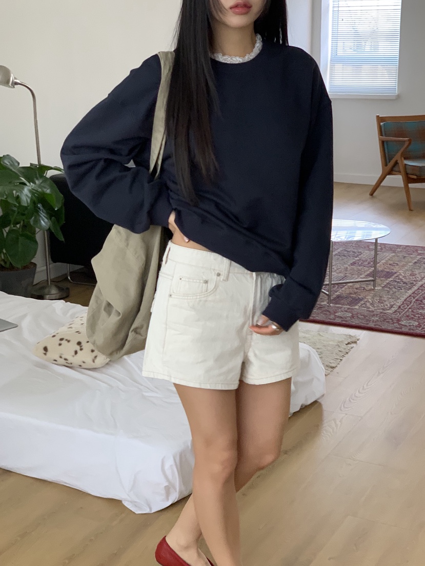 SUNDER MARKET東大門代購女士新款真品26春夏熱賣職業衛衣SUNDER MARKET衛衣