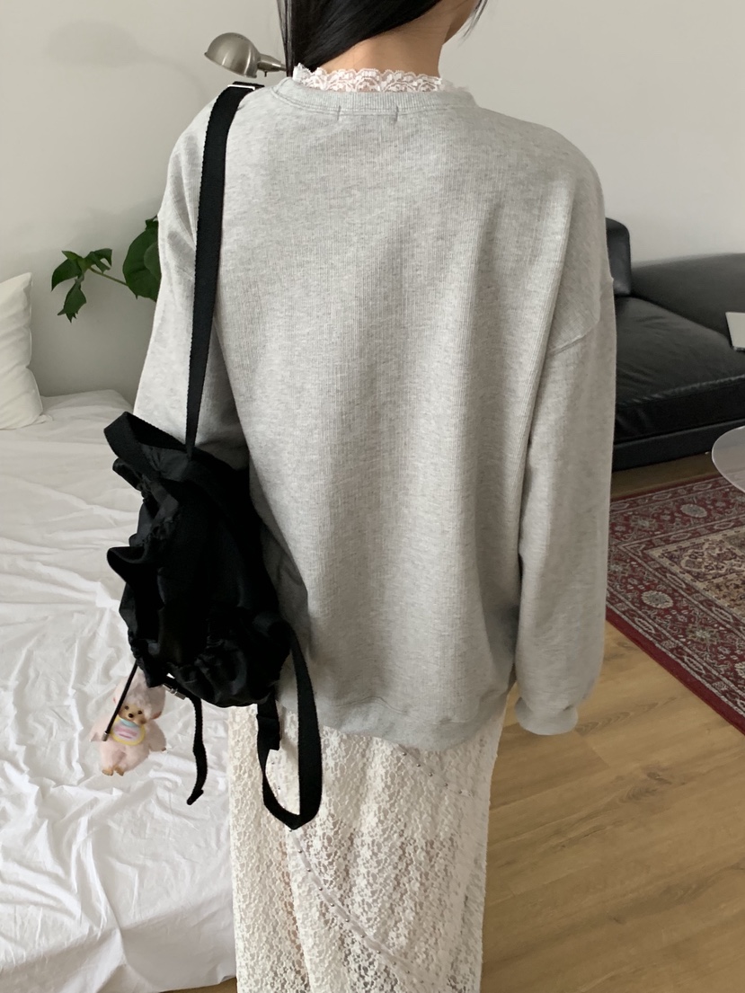 SUNDER MARKET東大門代購女士新款真品26春夏熱賣職業衛衣SUNDER MARKET衛衣