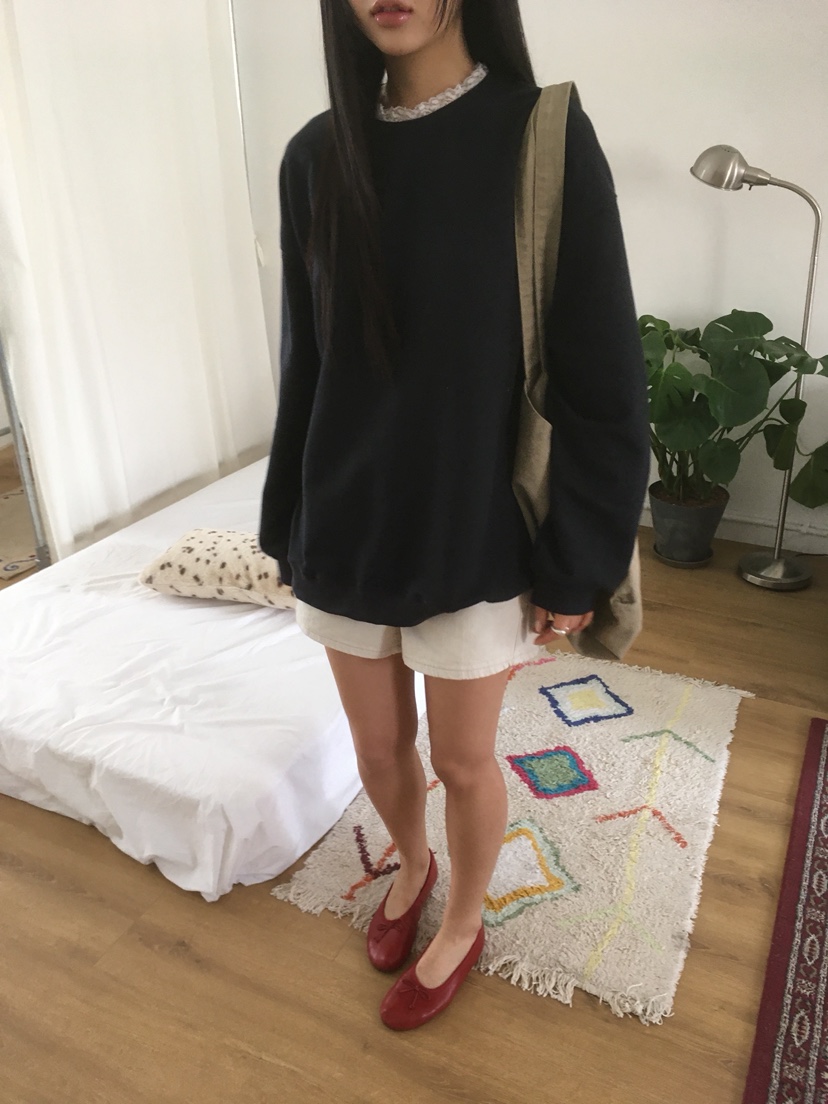 SUNDER MARKET東大門代購女士新款真品26春夏熱賣職業衛衣SUNDER MARKET衛衣圖色2