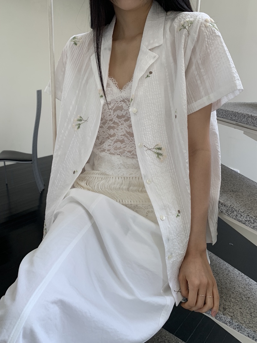 MURMUR東大門代購女裝新品26春夏真品時尚休閑襯衫蕾絲衫MURMUR襯衫/蕾絲衫