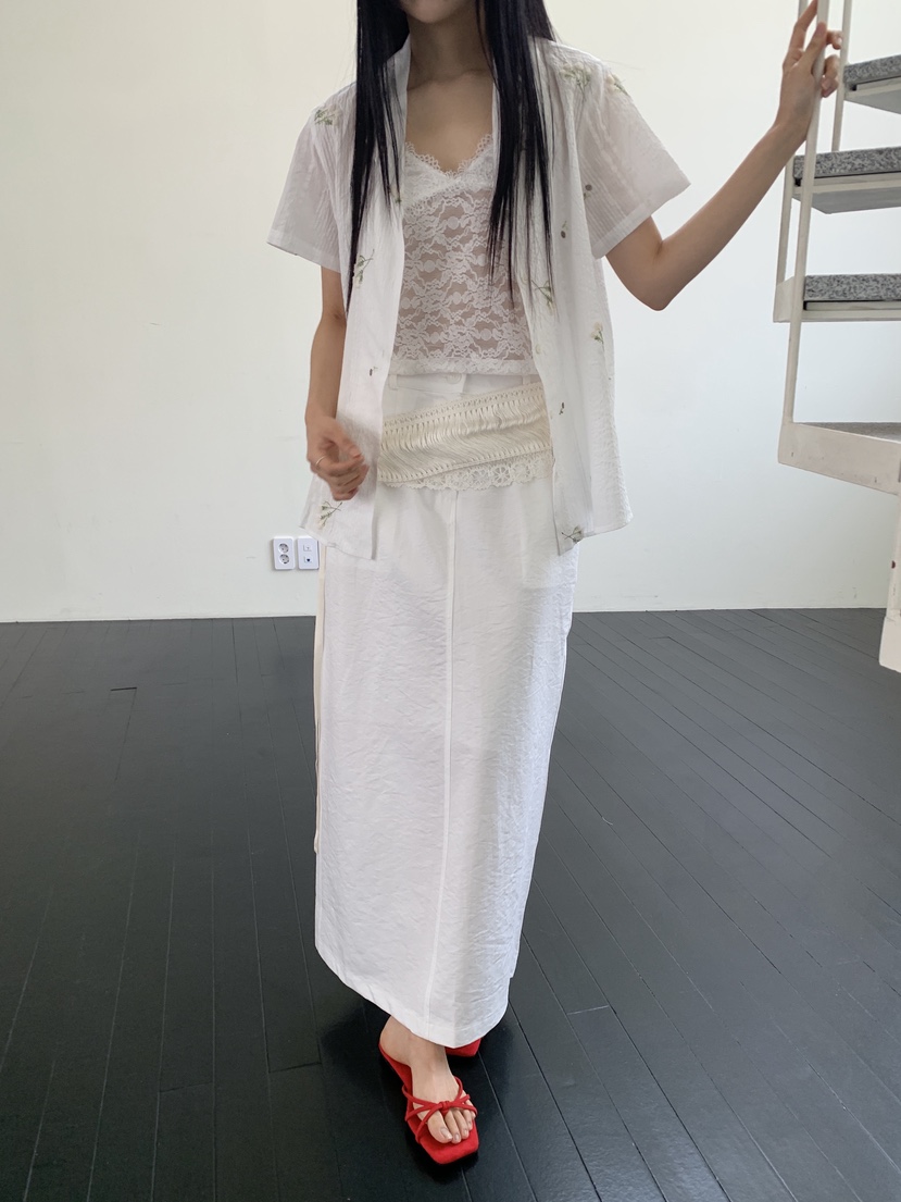 MURMUR東大門代購女裝新品26春夏真品時尚休閑襯衫蕾絲衫MURMUR襯衫/蕾絲衫