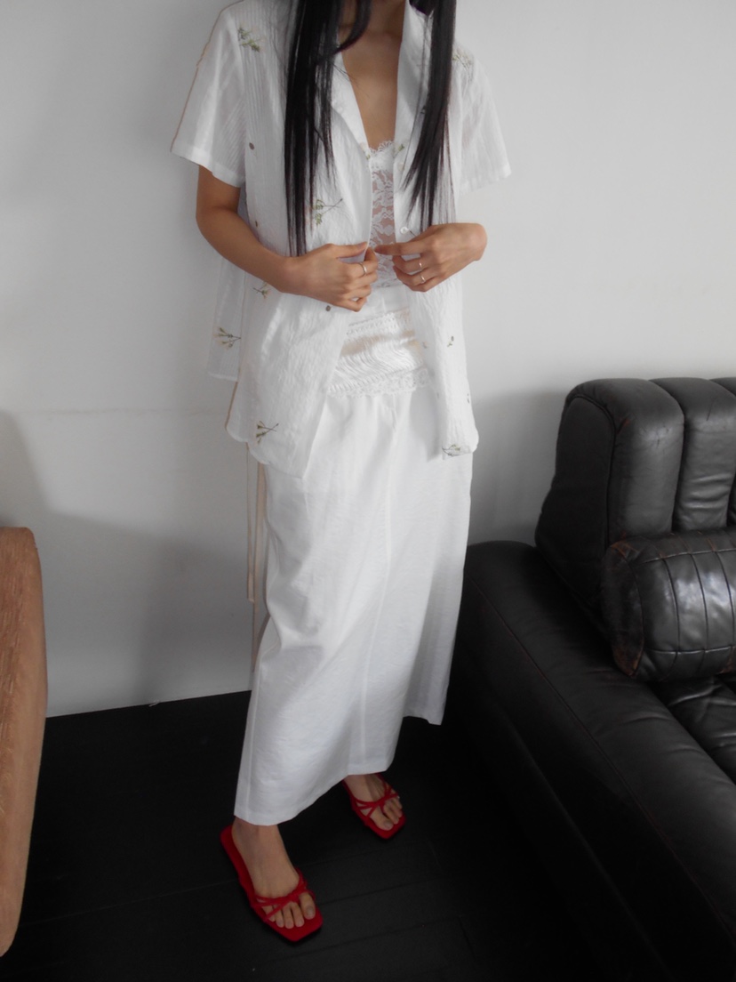 MURMUR東大門代購女裝新品26春夏真品時尚休閑襯衫蕾絲衫MURMUR襯衫/蕾絲衫