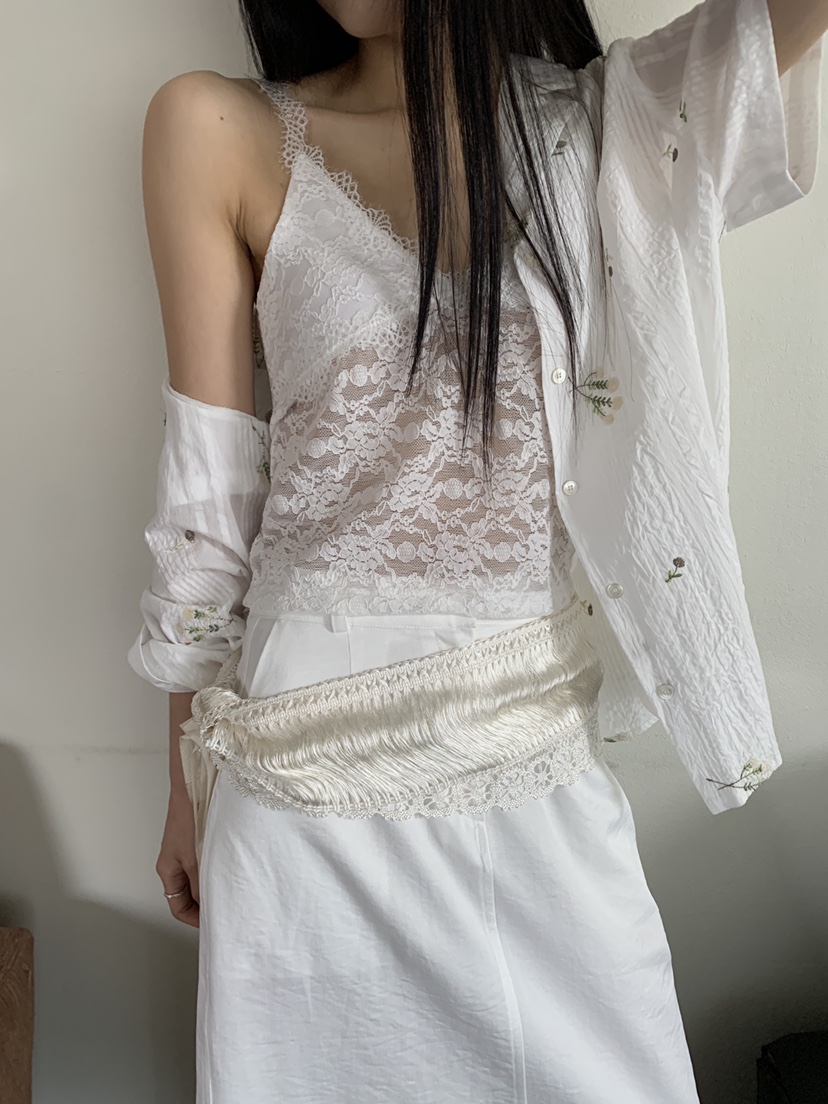 MURMUR東大門代購女裝新品26春夏真品時尚休閑襯衫蕾絲衫MURMUR襯衫/蕾絲衫