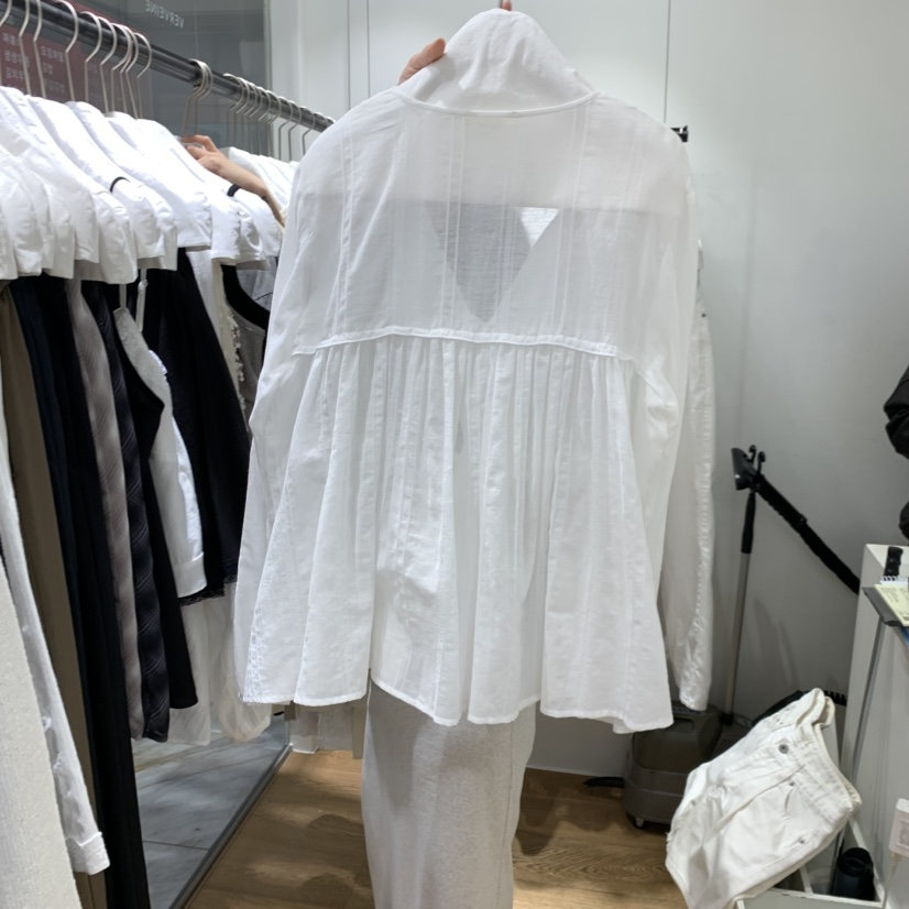 VERVEINE東大門實拍女裝新品人氣時尚職業真品襯衫蕾絲衫V領VERVEINE襯衫/蕾絲衫