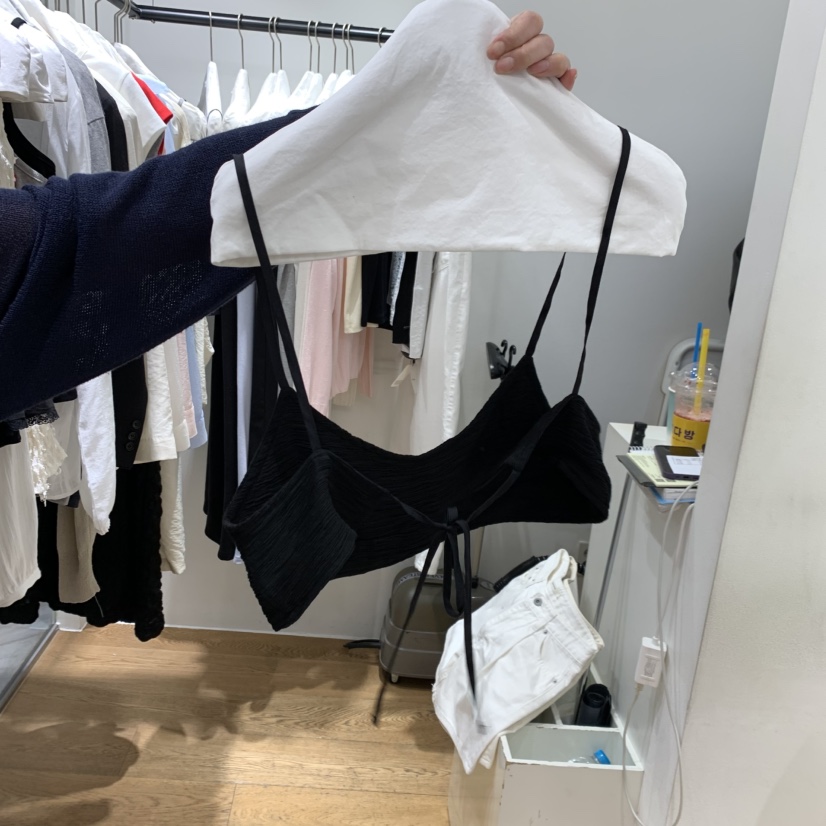 VERVEINE韓國代購女裝新品推薦26春夏時尚真品吊帶背心褶裥VERVEINE吊帶/背心圖色2