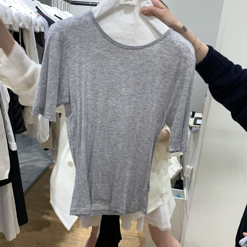 VERVEINE東大門代購女士新款真品人氣時尚職業休閑推薦T恤VERVEINET恤圖色2