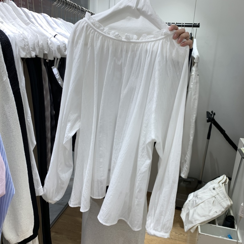 VERVEINE韓國直郵女士新款真品時尚休閑職業襯衫蕾絲衫流蘇VERVEINE襯衫/蕾絲衫