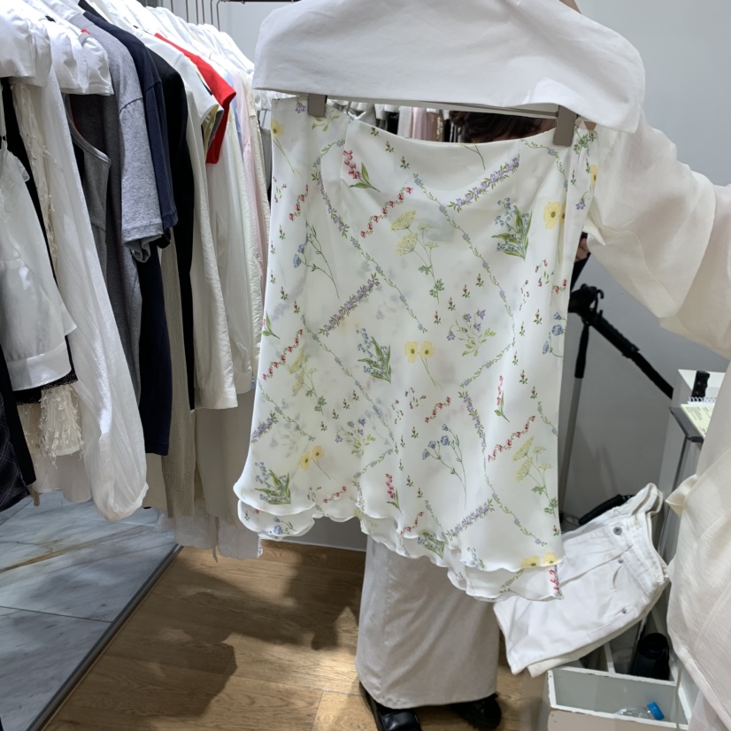 VERVEINE東大門實拍女裝新款休閑26春夏半身裙中短裙荷葉邊VERVEINE半身裙/中短裙圖色2