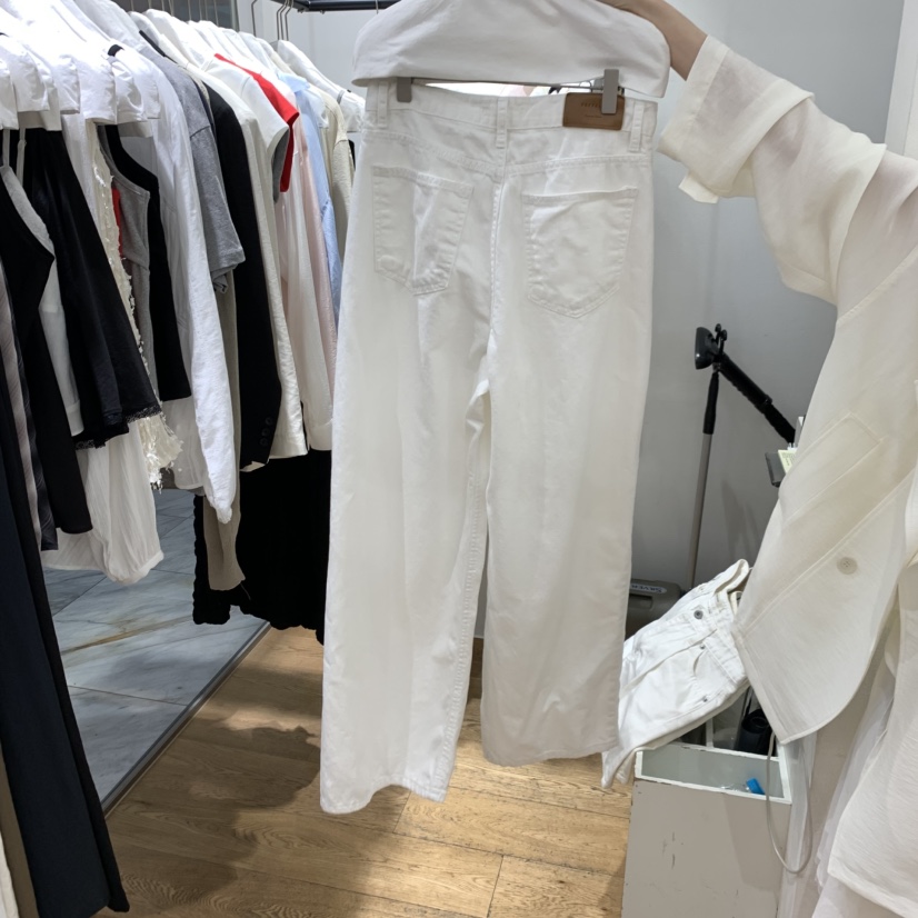 VERVEINE東大門直郵女裝新款26春夏推薦休閑褲闊腿褲亞麻VERVEINE休閑褲