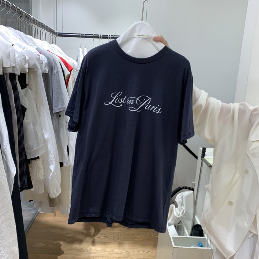 VERVEINE韓國代購女士新品人氣時尚26春夏熱賣真品職業T恤VERVEINET恤圖色3