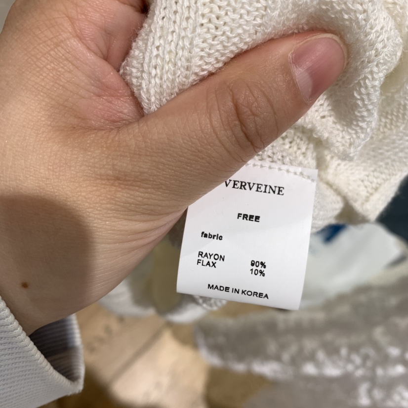 VERVEINE韓國直郵女士新品職業26春夏真品人氣推薦針織衫VERVEINE針織衫