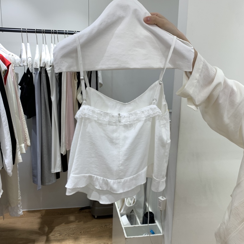 VERVEINE東大門代購女裝新品熱賣真品26春夏吊帶背心蕾絲VERVEINE吊帶/背心