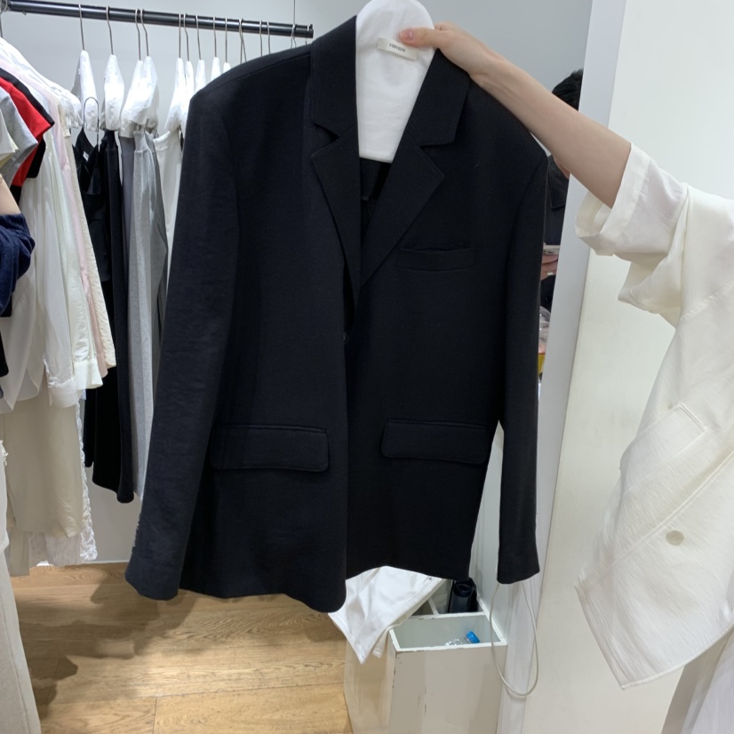 VERVEINE東大門實拍女士新款時尚真品職業人氣休閑夾克亞麻VERVEINE夾克圖色2