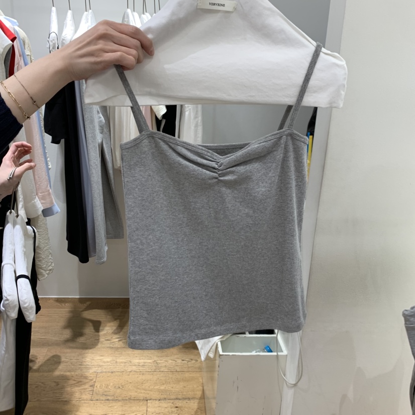 VERVEINE東大門直郵女士新品熱賣26春夏時尚休閑吊帶背心VERVEINE吊帶/背心圖色1