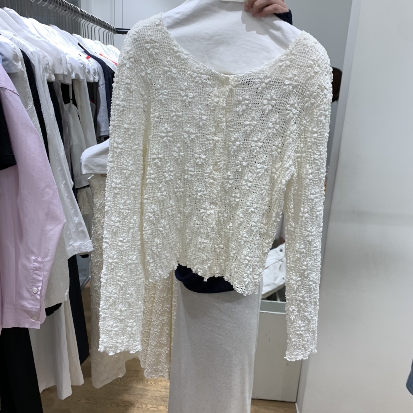 VERVEINE韓國代購女士新款休閑職業熱賣時尚推薦針織衫開衫VERVEINE針織衫圖色1