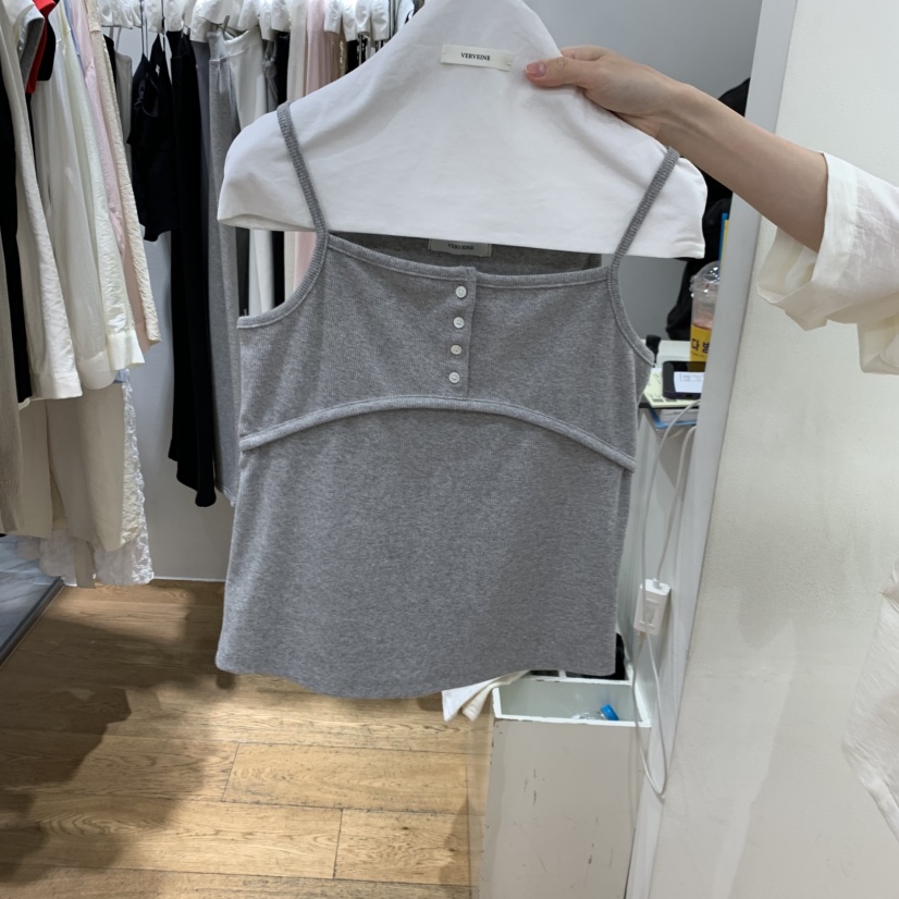 VERVEINE韓國代購女裝新款休閑時尚職業人氣熱賣吊帶背心VERVEINE吊帶/背心圖色3