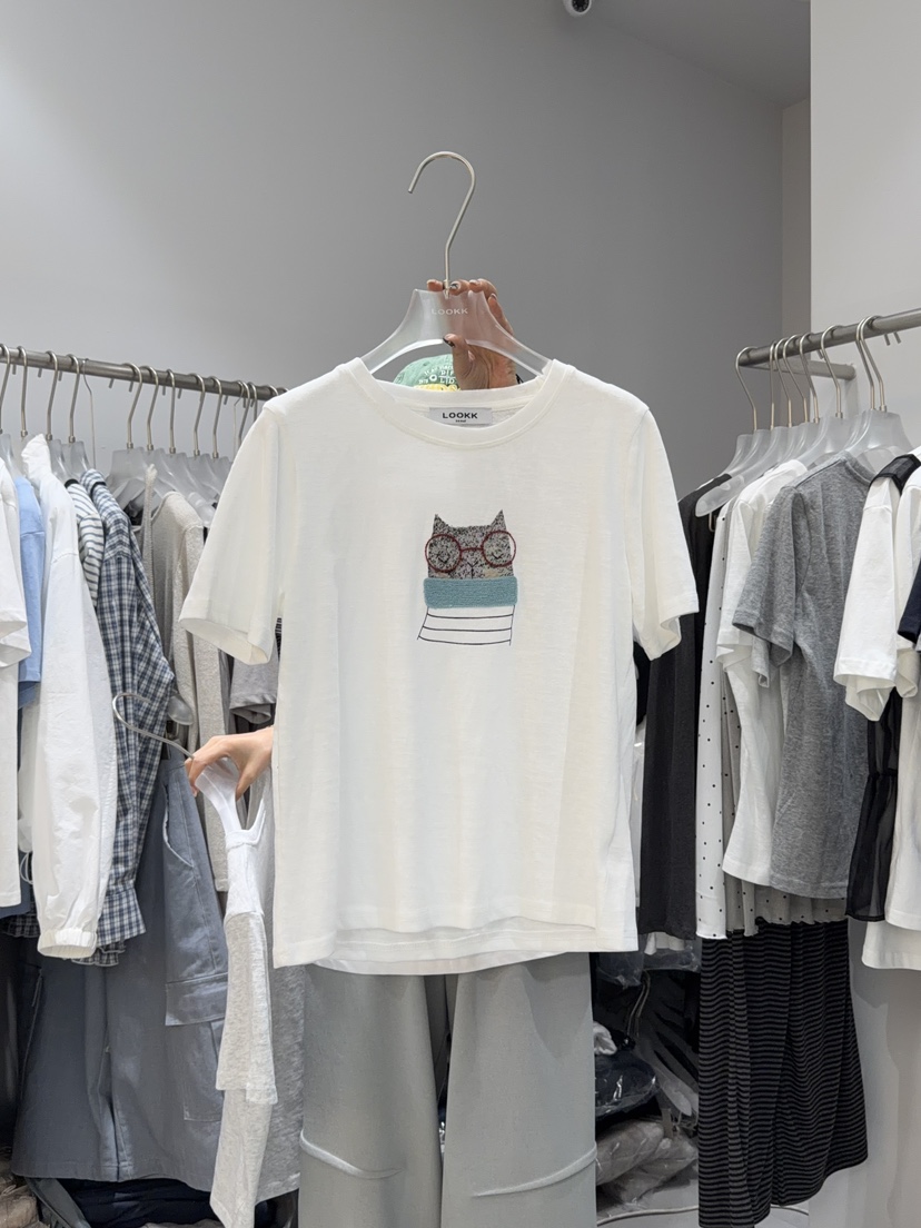 LOOKK/MIMME東大門實拍女裝新款休閑26春夏真品時尚熱賣T恤LOOKK/MIMMET恤圖色1