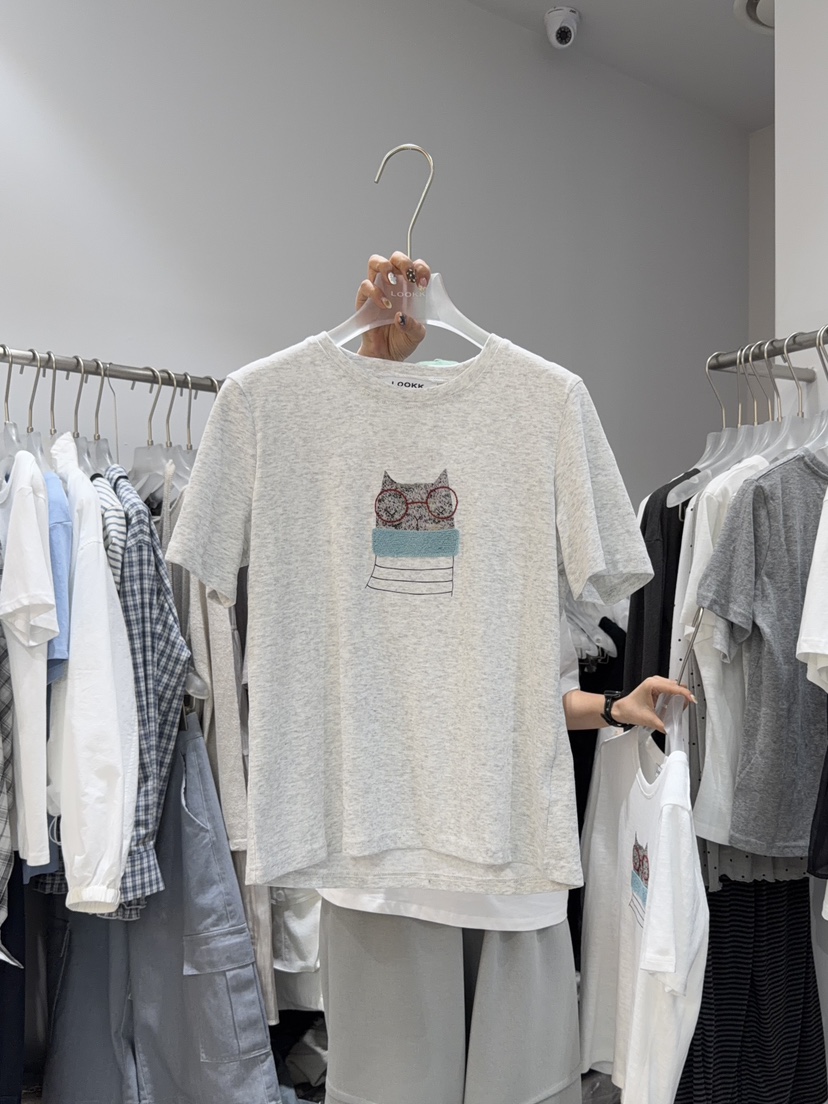 LOOKK/MIMME東大門實拍女裝新款休閑26春夏真品時尚熱賣T恤LOOKK/MIMMET恤圖色2