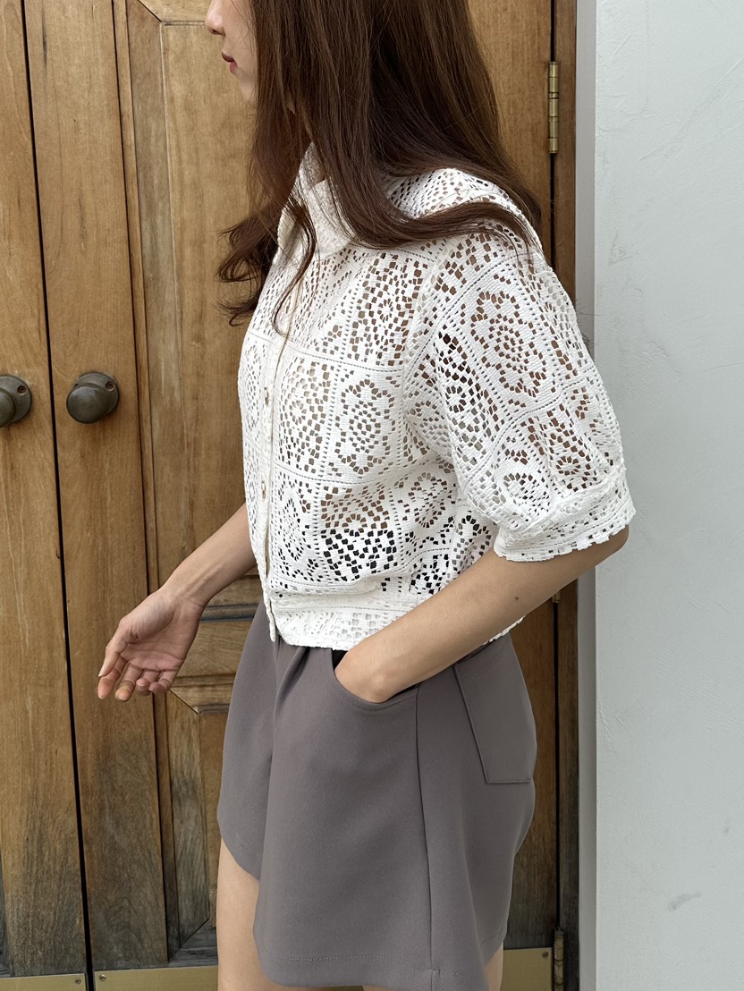 CLASSY-O韓國代購女士新品休閑26春夏熱賣人氣襯衫蕾絲衫CLASSY-O襯衫/蕾絲衫