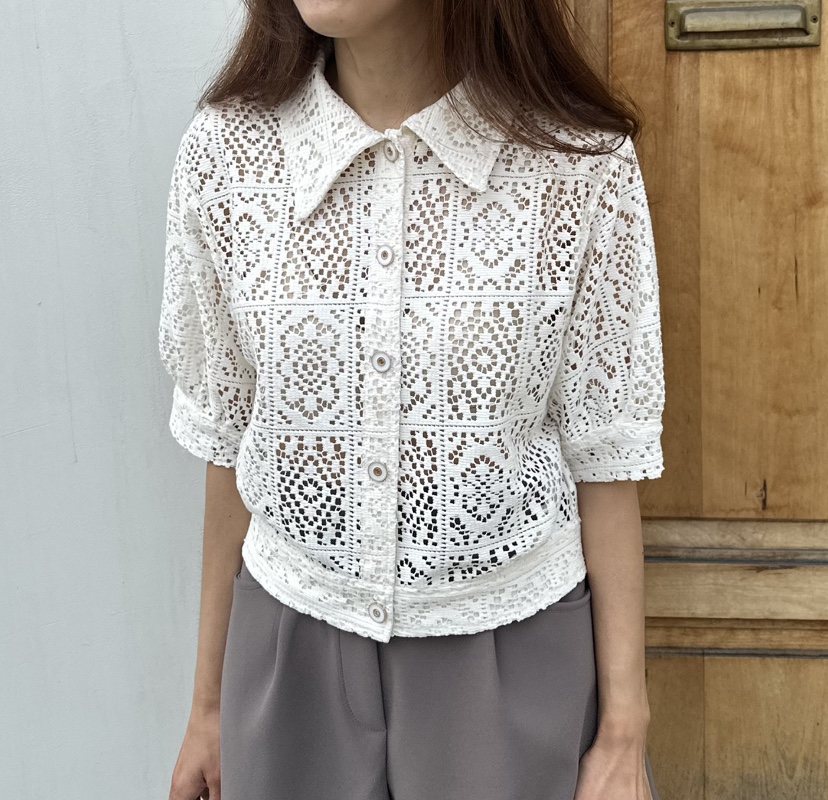 CLASSY-O韓國代購女士新品休閑26春夏熱賣人氣襯衫蕾絲衫CLASSY-O襯衫/蕾絲衫圖色1