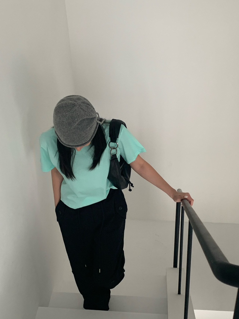 REVE CITE-L韓國直郵女士新品真品職業26春夏休閑T恤絲綢REVE CITE-LT恤