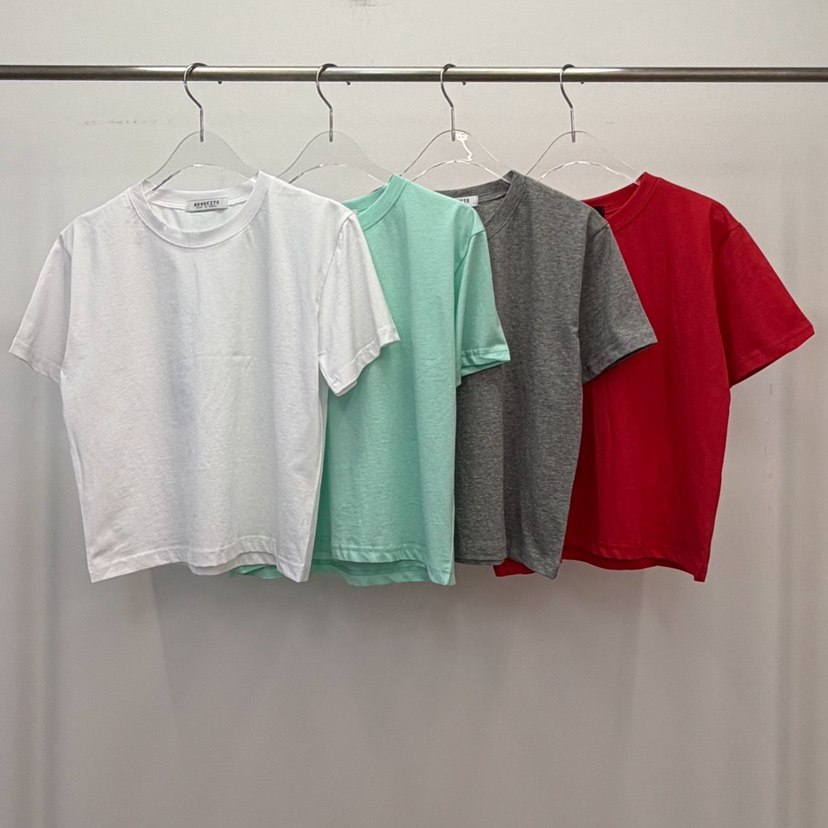 REVE CITE-L韓國直郵女士新品真品職業26春夏休閑T恤絲綢REVE CITE-LT恤