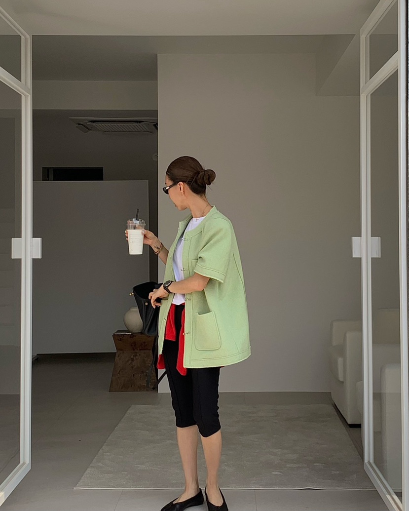 REVE CITE-L韓國代購女裝新款休閑26春夏熱賣人氣真品夾克REVE CITE-L夾克