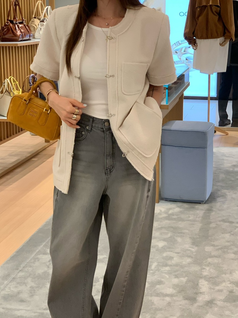 REVE CITE-L韓國代購女裝新款休閑26春夏熱賣人氣真品夾克REVE CITE-L夾克