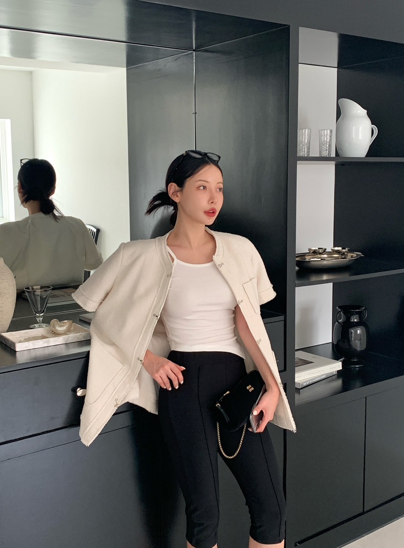 REVE CITE-L東大門代購女士新品時尚職業休閑短褲緊身褲REVE CITE-L短褲