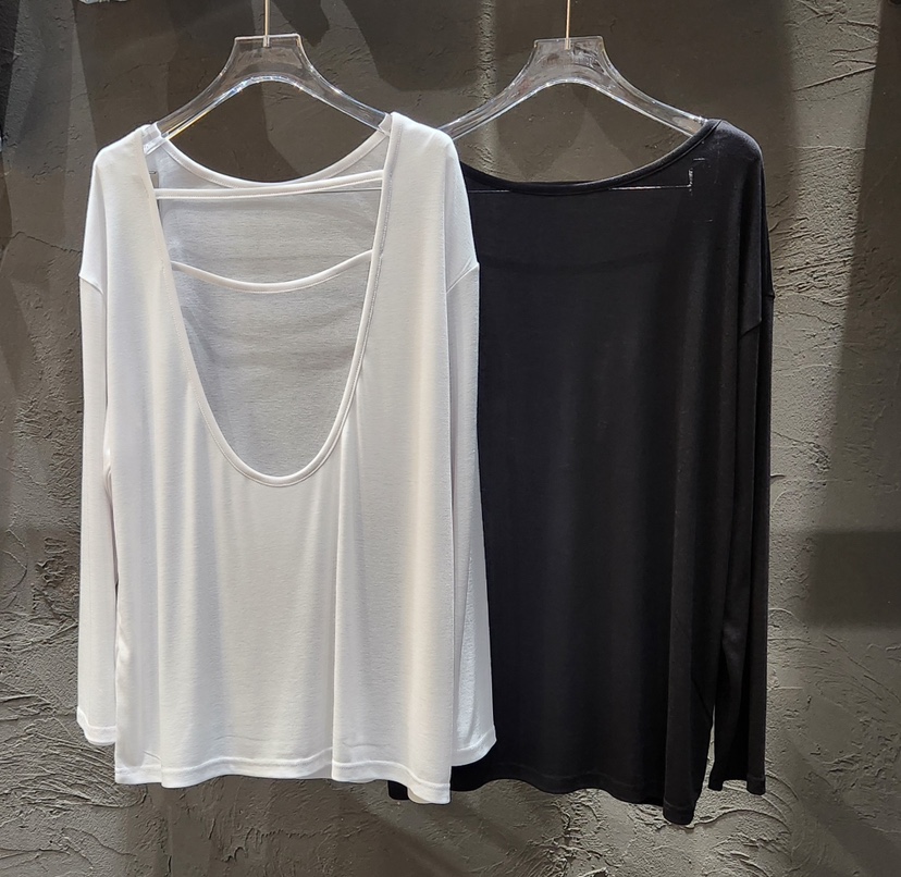 BLACK RIBBON-A東大門直郵女裝新款職業真品時尚長袖T恤BLACK RIBBON-A長袖T恤