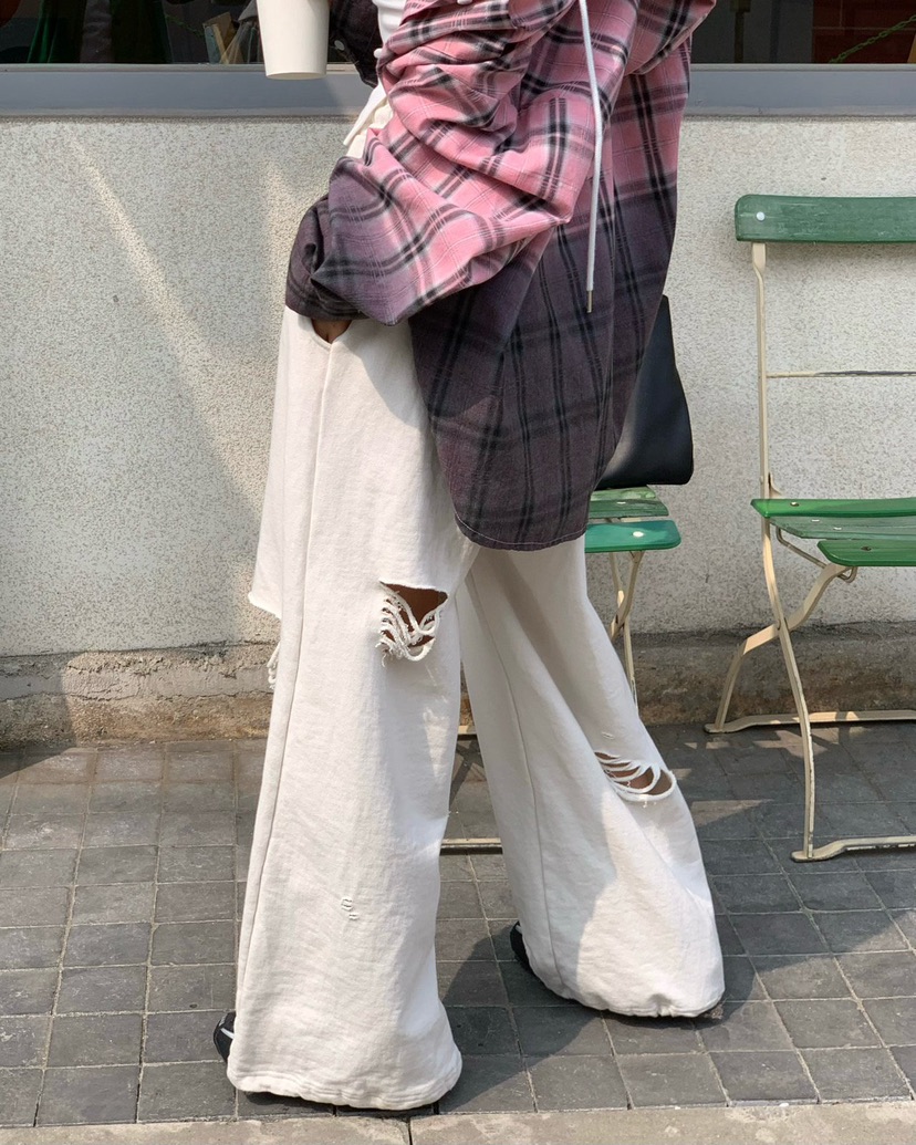 REVE CITE-L東大門代購女士新款人氣職業26春夏休閑褲毛圈布REVE CITE-L休閑褲