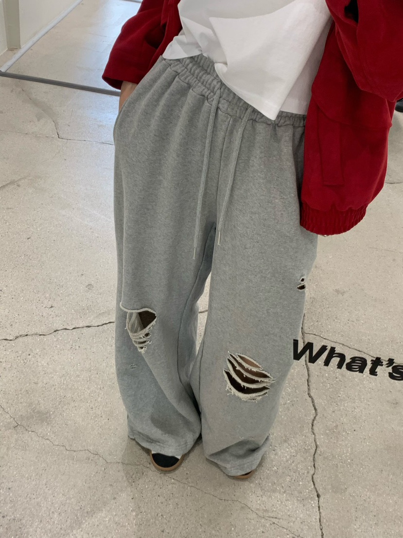 REVE CITE-L東大門代購女士新款人氣職業26春夏休閑褲毛圈布REVE CITE-L休閑褲