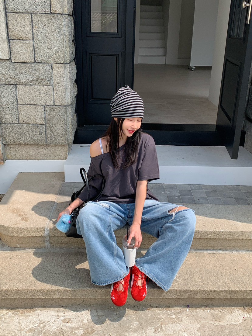 REVE CITE-L東大門直郵女裝新款人氣時尚熱賣T恤含腰帶REVE CITE-LT恤