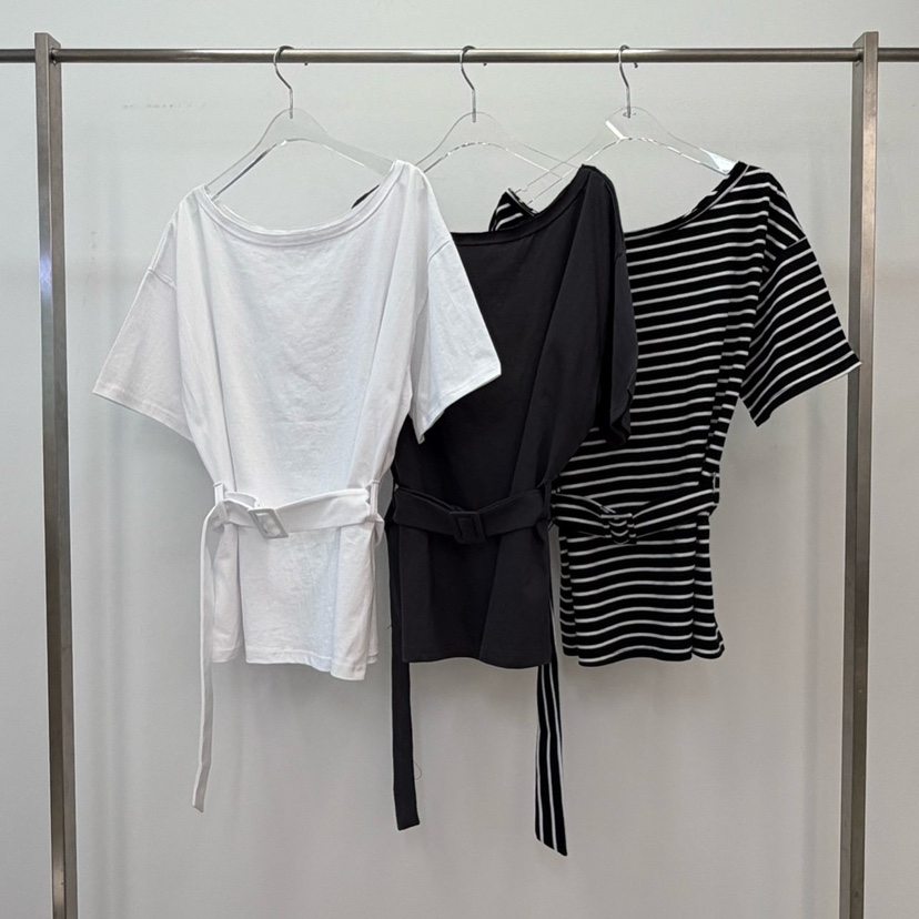 REVE CITE-L東大門直郵女裝新款人氣時尚熱賣T恤含腰帶REVE CITE-LT恤