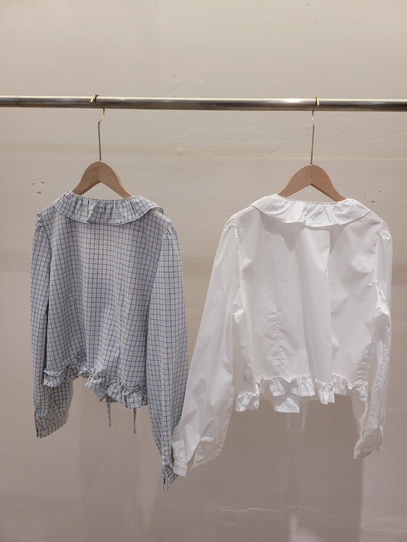 THE OTHER韓國東大門直郵女裝新品熱賣推薦襯衫蕾絲衫棉質THE OTHER襯衫/蕾絲衫