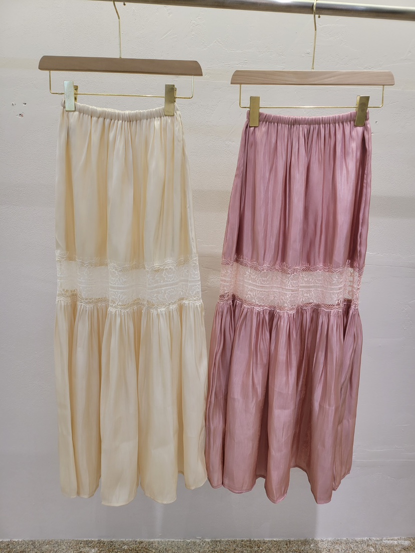 THE OTHER韓國東大門代購女士新品26春夏休閑時尚長裙蕾絲THE OTHER長裙