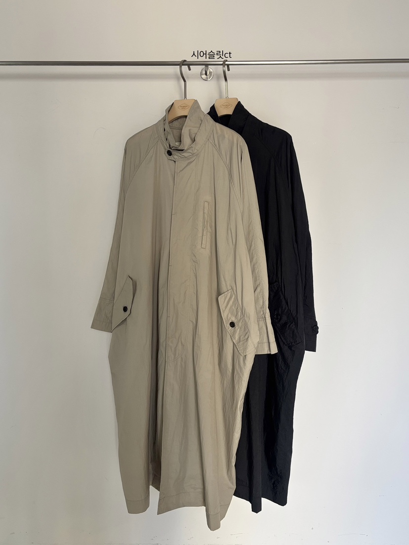 VERGAMOT韓國代購女士新款職業熱賣推薦時尚休閑長款風衣VERGAMOT長款風衣