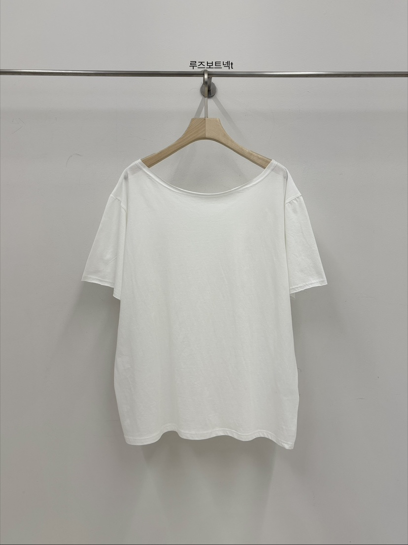 VERGAMOT韓國直郵女士新品熱賣26春夏時尚推薦T恤船領寬松VERGAMOTT恤