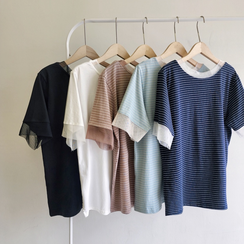 LA BLOOM韓國東大門代購女士新品熱賣26春夏休閑推薦T恤La BloomT恤