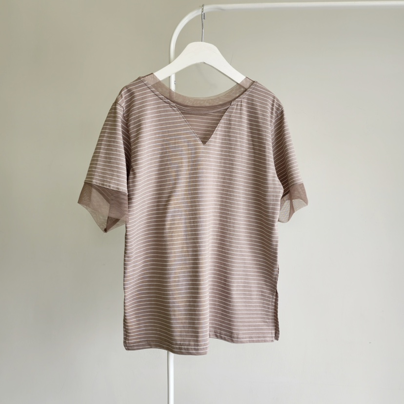 LA BLOOM韓國東大門代購女士新品熱賣26春夏休閑推薦T恤La BloomT恤圖色4