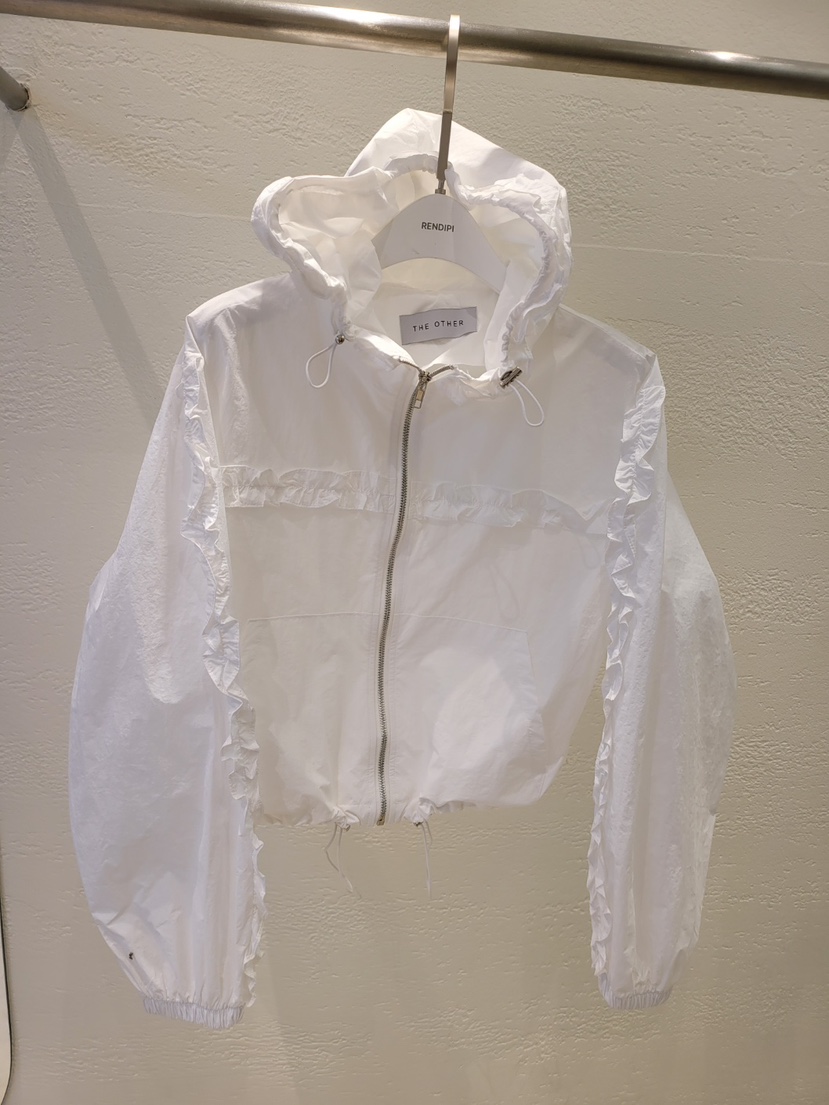 THE OTHER韓國東大門直郵女裝新品休閑推薦夾克兜帽蕾絲THE OTHER夾克圖色3